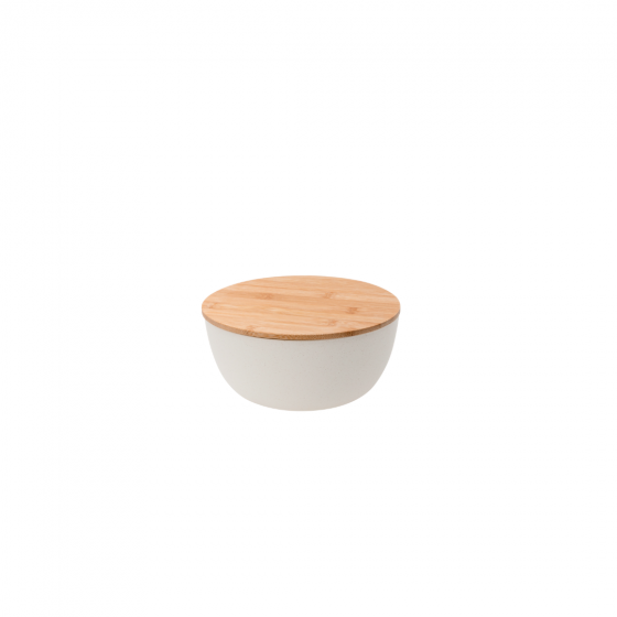 Saladier avec couvercle blanc Saladier avec couvercle blanc
