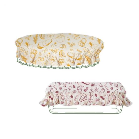 Set de 2 Couvre-Plats à Tarte et à Cake en Coton Bio