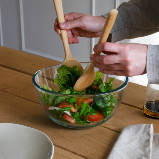 Bamboo Salad Servers