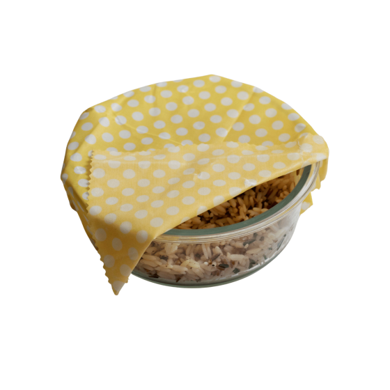 Set Mit 3 Bienenwachstüchern Für Lebensmittelverpackung