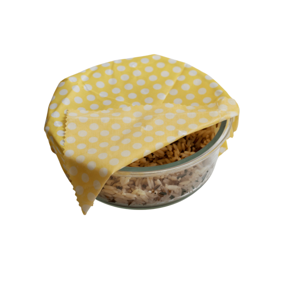 Set of 3 Beeswax Food Wrapping Sheets