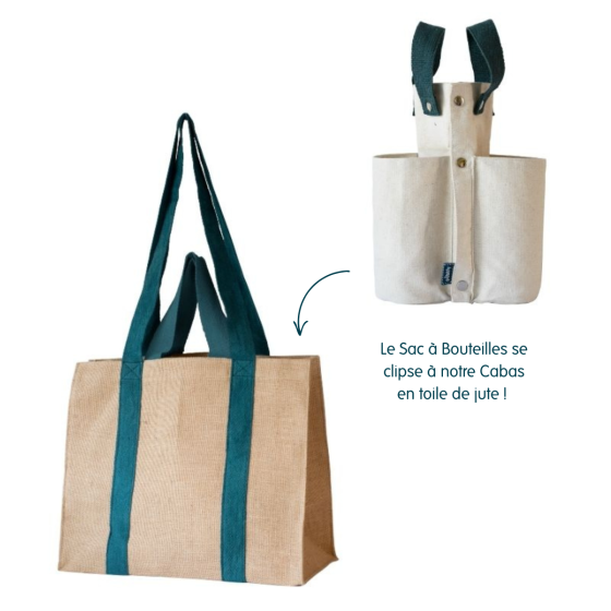 Organic Cotton Bottle Bag