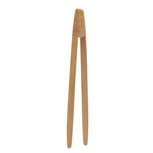 Pince à toast en bambou - naturelle - non aimantée