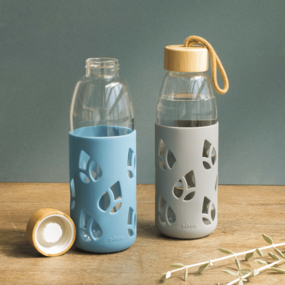 Nomadic glass and silicone bottle – 55cl