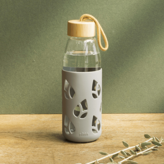 Nomadic glass and silicone bottle – 55cl