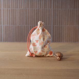 Bio-Baumwoll-Bulkbeutel Mit Kordel 25 X 30 Cm