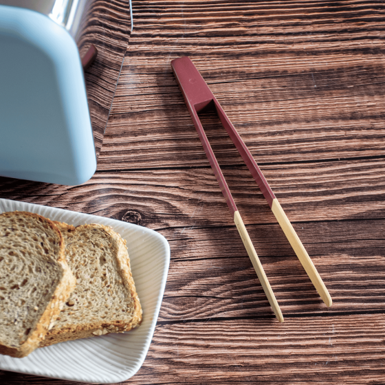 Pince à Toast Aimantée en Bambou - FRENCHY