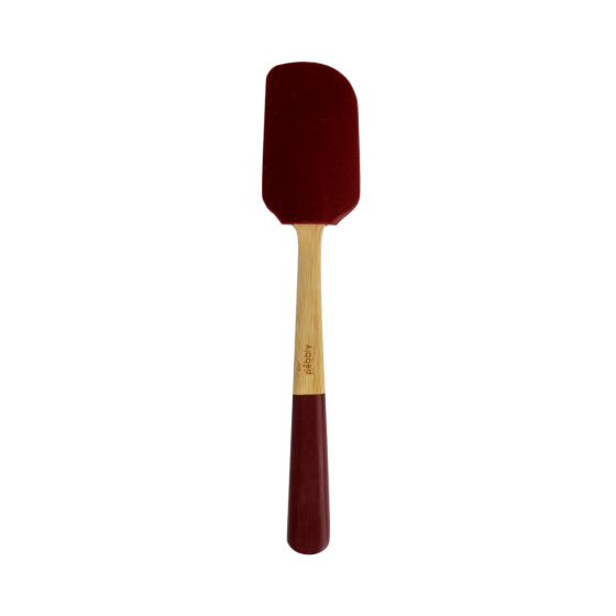 Silicone and Bamboo Spatula – 12 Colors