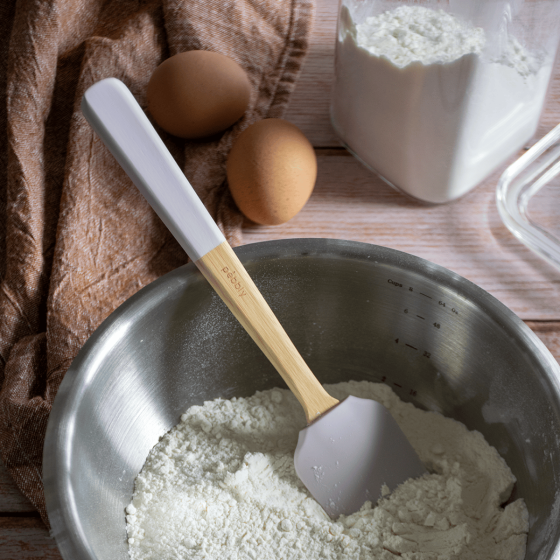 Silicone and Bamboo Spatula – 12 Colors