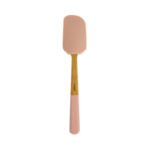 Silicone and Bamboo Spatula – 12 Colors