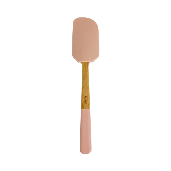 Silicone and Bamboo Spatula – 12 Colors