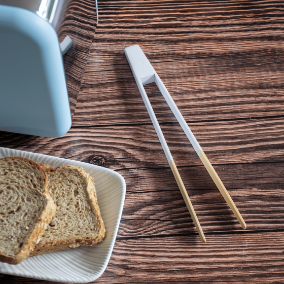 Magnetic Bamboo Toast Tongs