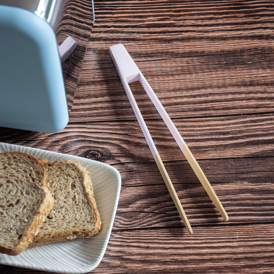 Magnetic Bamboo Toast Tongs