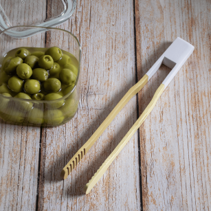 Bamboo Multi-Purpose Tongs - 12 colours