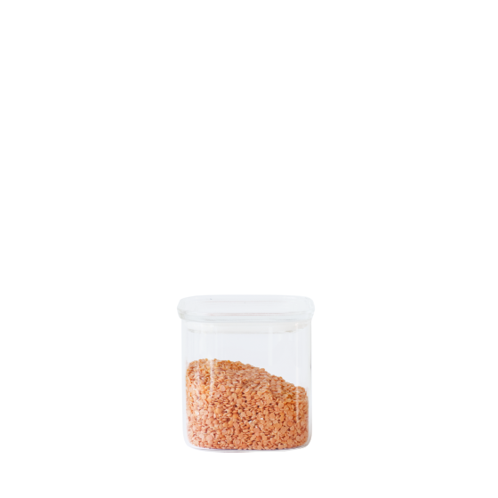 Square Glass Storage Canister