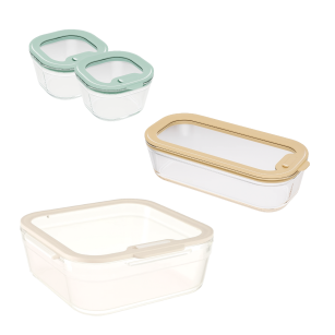 Glas-Set zum Kochen und Aufbewahren - 4 Teile