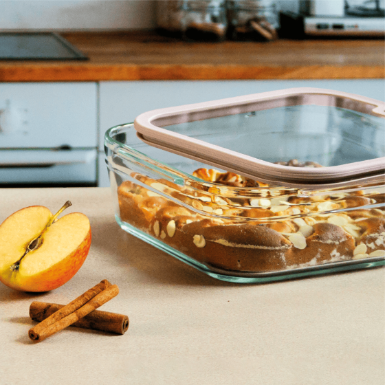 Glass Cooking and Storage Set - 4 pieces