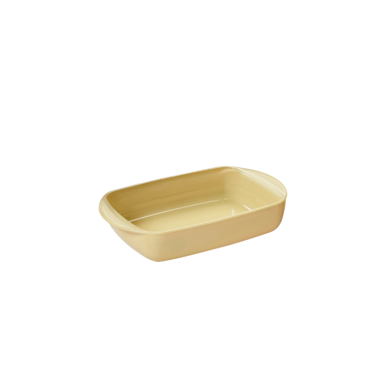 3 Glass Baking Dishes - Cream
