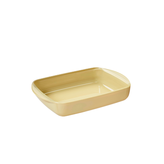3 Glass Baking Dishes - Cream