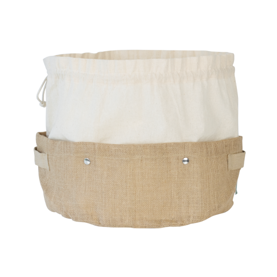 3 storage baskets made from organic cotton