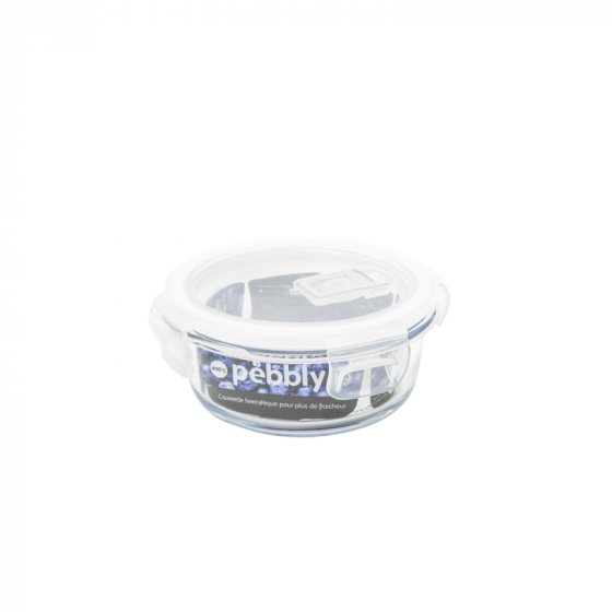 Pack of 2 round storage containers (400 ml and 950 ml)