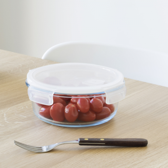 2 Boîtes en Verre Rondes (400 et 950 ml)