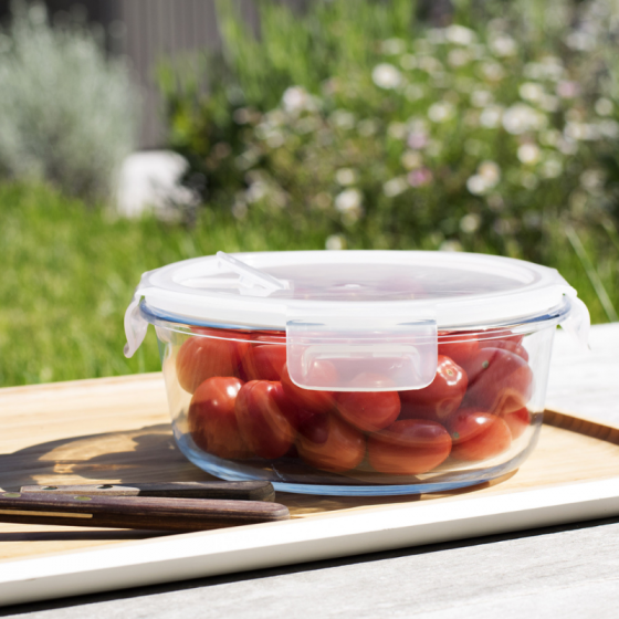 2 Boîtes en Verre Rondes (400 et 950 ml)