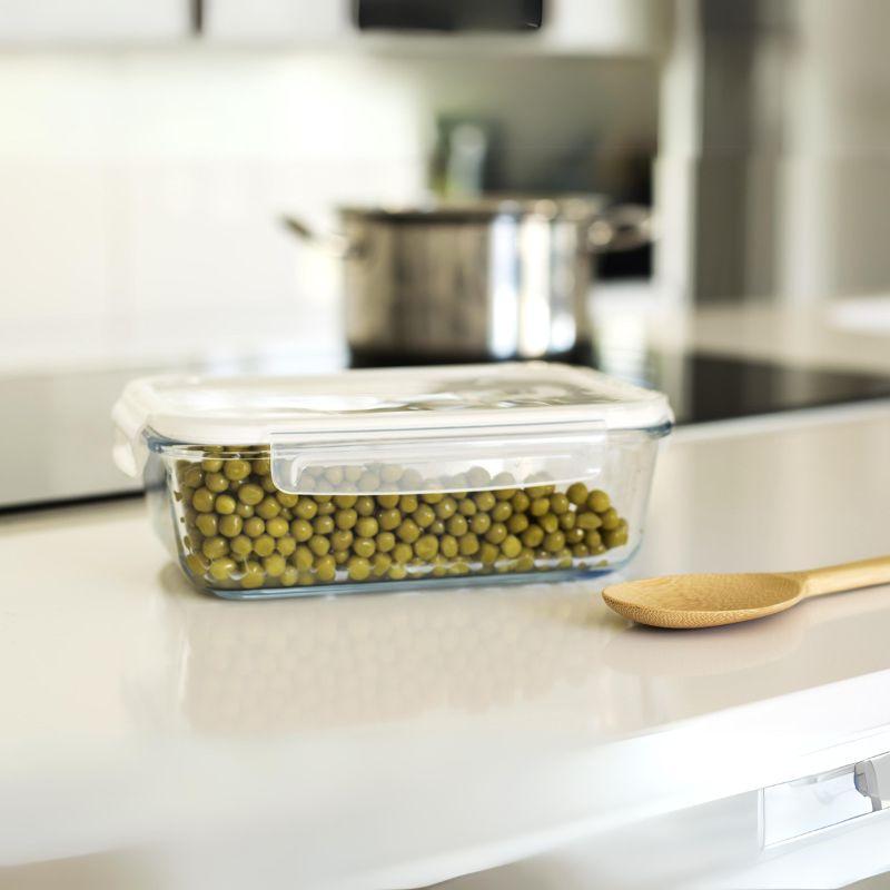 Pack de 2 Boîtes en Verre Rectangulaires (1 et 1.2 litres)