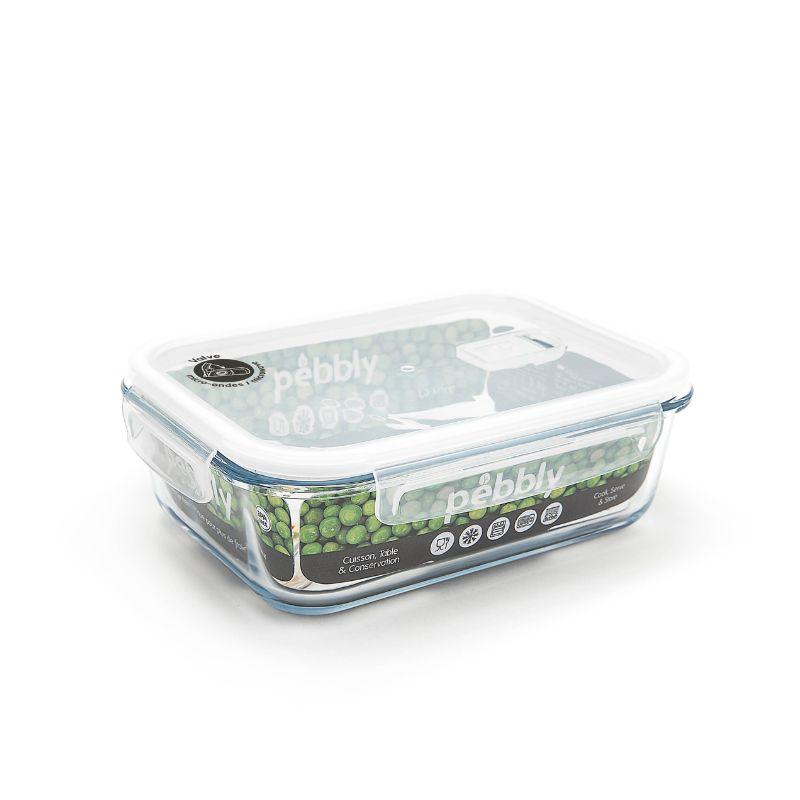 3 Boîtes en Verre Rectangulaires (1, 1.2 et 1.5 litres)