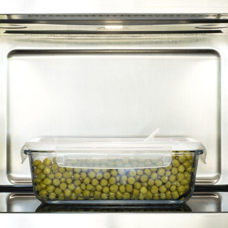 3 rechteckige Glasbehälter (1, 1,2 und 1,5 Liter)