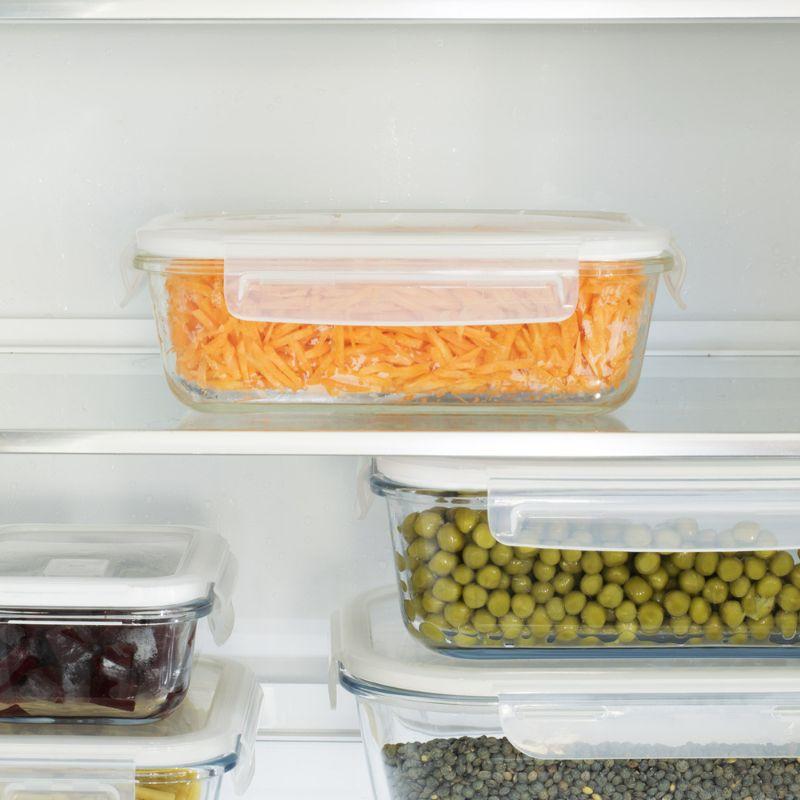 Pack de 3 Boîtes en Verre Rectangulaires (1, 1.2 et 1.5 litres)