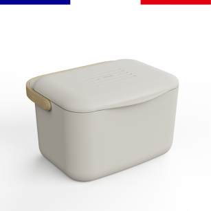 Seau à Compost Rectangulaire en Plastique Recyclé