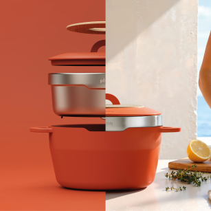 Cocotte multifonction en fonte d'aluminium recyclé 4,5L