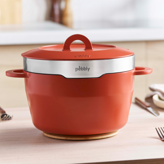 Cocotte multifonction en fonte d'aluminium recyclé 4,5L